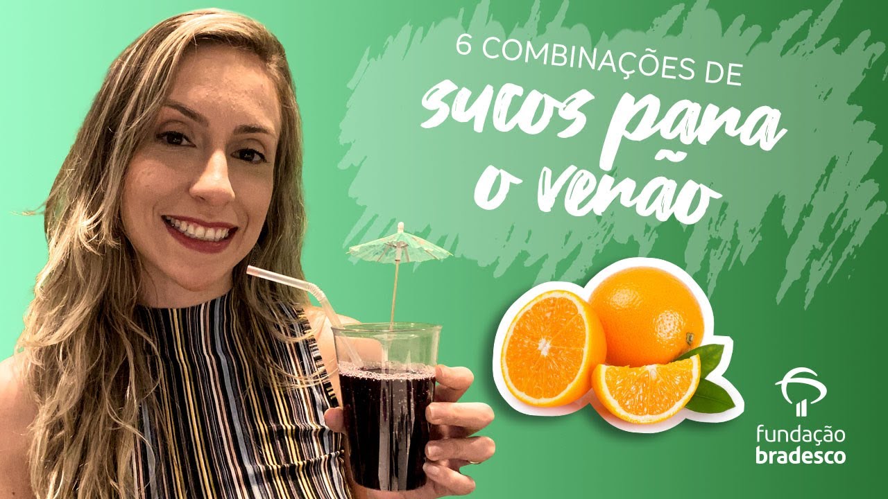 Deliciosas combinações refrescantes de frutas