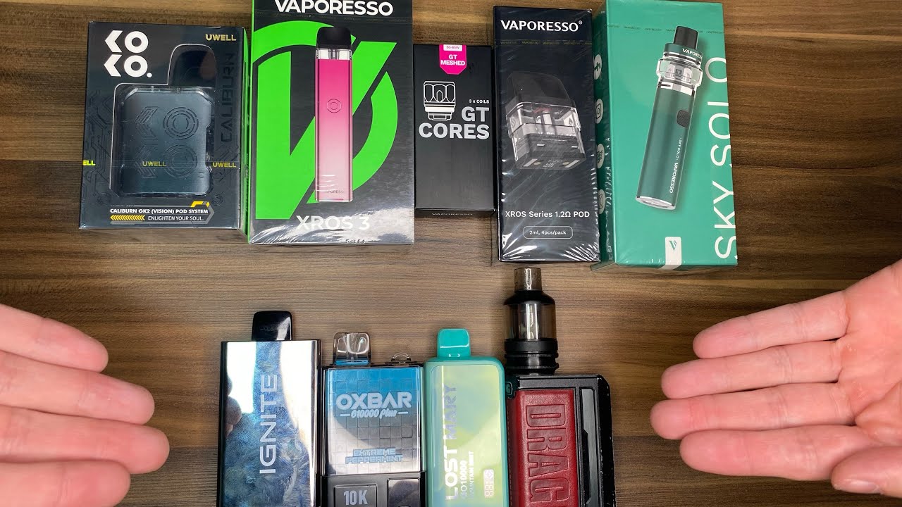 Vapes compactos: principais diferenças